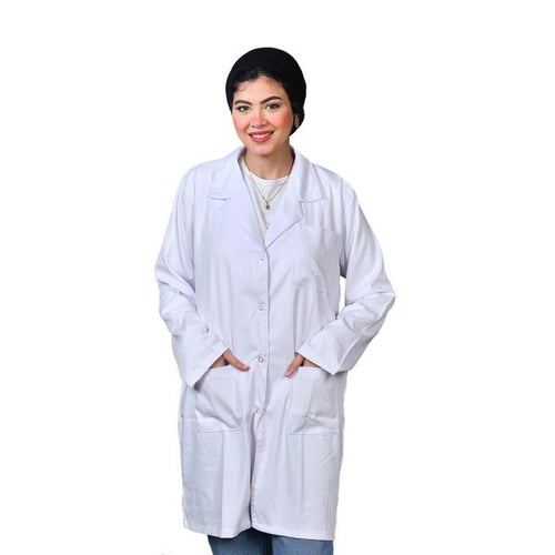 بالطو أبيض عادي XXL