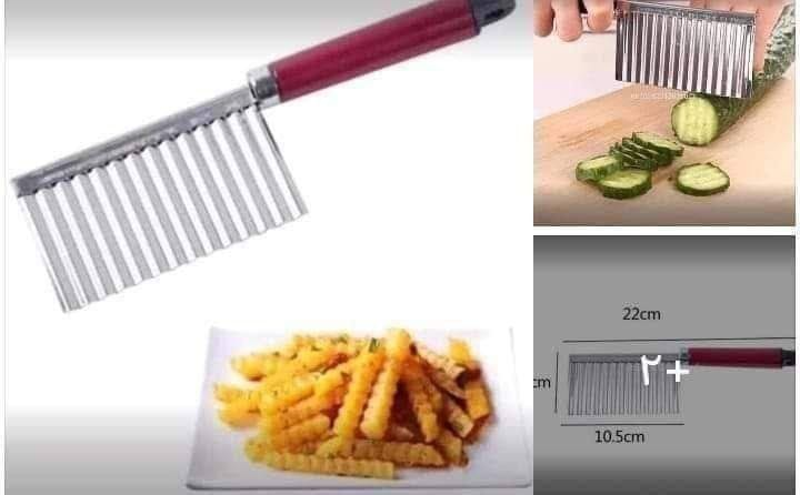 قطاعة مخلل مموجة ستانلس 22 سم