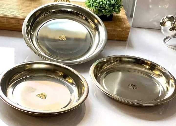 طقم أطباق رز ستانلس 3 قطع